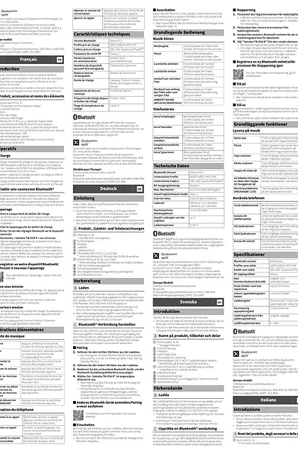 yamaha雅马哈TW-E5A User Guide Basic